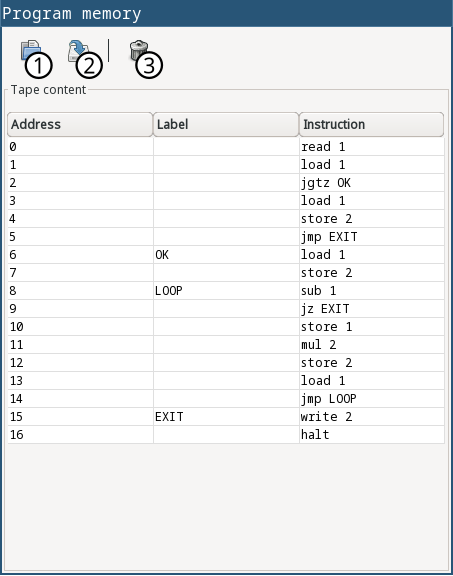 RAM memory window