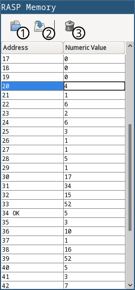 RASP memory window